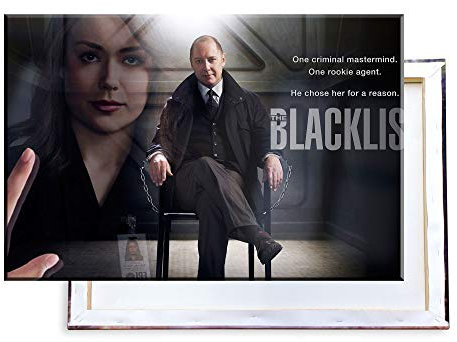 Unified Distribution The Blacklist - 100x70 cm Kunstdruck auf Leinwand • erstklassige Druckqualität • Dekoration • Wandbild