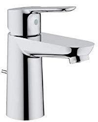 Grohe - Mitigeur monotrou pour lavabo Grohe collection bauedge - Bec normal, Chrome, En stock