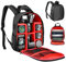 Trintion Camera Backpack Bag Waterproof Photography Camera Bag Case Laptop Photography Backpack with Removable Padded Insert for DSLR SLR Camera Lens Case Fits Up to 13 inch Laptop (Red)