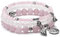 JSDDE 3pcs Natural Rose Quartz Crystals Bracelet Reiki Healing Crystal Gemstone Beads Stretch Bracelets for Women Gift