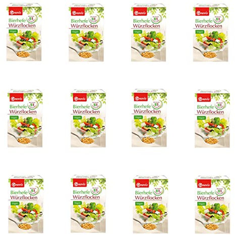Cenovis - Bierhefe Würzflocken - 200 g - 12er Pack