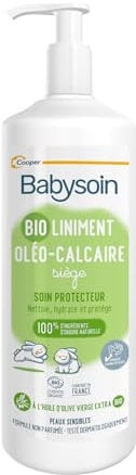 BABYSOIN - Bioliniment oléo-calcaire - Soin protecteur - Sans parfum - Certifié BIO - Fabriqué en France - 750 ml