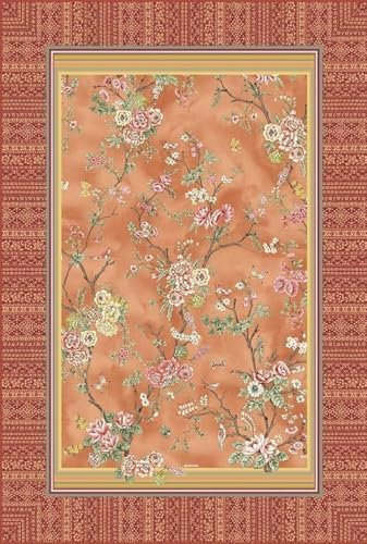 Bassetti Plaid Pallanza O1 aus Baumwolle Mako-Satin in der Farbe Orange, Maße: 240cm x 250cm, 9324126
