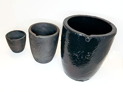 Grafit Tiegel Schmelztiegel für Metallguss Made in Germany verschiedene Größen (A1, 130cm^3)