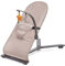 Kinderkraft Mimi Baby Bouncer from Birth, Bouncer Chair for Babies Newborn 0-9 kg, Toy bar, Adjustable seat, Soft Material, Scandinavian Design, Non-Slip Elements, Beige