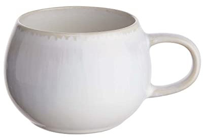 BUTLERS Keramik Tasse mit Henkel | Cappuccino- und Kaffeetasse 350 ml mit reaktiver Glasur