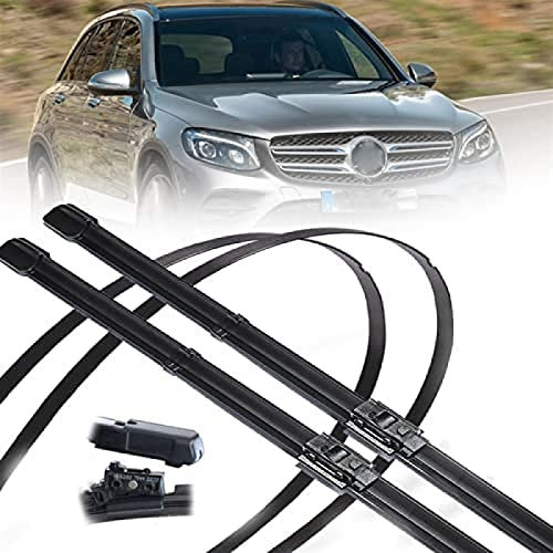 Scheibenwischer Scheibenwischerblätter für Mercedes-Benz GLC X253 2016 2017 2018 2019 22+ 22 Auto Frontscheibe Scheibenwischerblätter