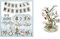 Alice in Wonderland Party Decorations & Tableware for 16 Guests | Mad Hatter Double Sided Bunting ,Paper Plates, Napkins & Alice in Wonderland Cupcake Stand Centrepiece Mad Hatter Tea Party