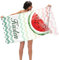 Ryoizen Strandtuch Personalisierte 160 x 80 cm Mikrofaser Badetuch Schnell Trocknend Strandlaken Handtuch Sandfrei Stranddecke Sommer Leicht Reisehandtuch fur Schwimmen Strand Reise,Wassermelone
