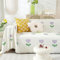 Homxi Big Sofa Überzug 4 Sitzer,180x420CM,Sofa Überzug Decke Blumen Muster Polyester Überwurf Sofa Sofa Handtuch Lila Sofa Überzug
