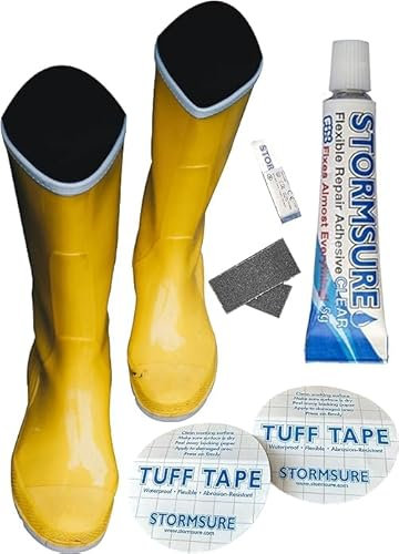 Stormsure Wellington Boot Repair Kit - Riparazioni veloci, durevoli e flessibili per spaccature, crepe e fori, Trasparente