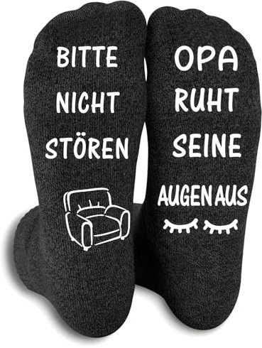 ANOTION Lustige Socken Geburtstagsgeschenk Für Männer, Kleine Geschenke Für Männer Mini Geschenke Opa Geschenk Geburtstag