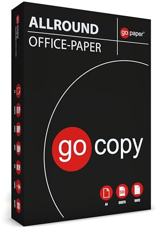gocopy 500 Blatt Kopierpapier ALLROUND DIN A4 80g/m²holzfrei hochweiß FSC | EU-ECOLABEL (1x 500 Blatt)
