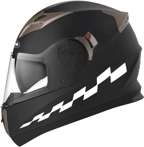 Set mit 2 Aufklebern, Streifen für Racing, Speed, Pfeil, Band, für Motorradhelm, Tank, Koffer, universal, Artikelnummer 2223 (010 Weiß)
