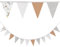 Wimpelkette Kinderzimmer Wimpel Girlande Outdoor Geburtstag Wimpelkette Stoff Deko Wetterfest 350 cm 12 Dreiecke (15 cm x 22 cm) Hirsch