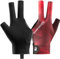 EIHI 1 Stück Billiards Billard Handschuh, Snooker Handschuhe, Billiard Pool Cue Gloves, Rot rutschfeste Poolhandschuhe, Verstellbare Poolhandschuhe, Geeignet für Pool-Spiele, Snooker, Carom-Spiele
