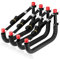 Kayak Storage Racks, 39.5CM Wall Mount Garage Storage Hooks for Kayaks, SUP, Paddle Boards and Surfboards, Heavy Duty Hangers with Lashing Straps, Each Hook can Hold up 45KG (26.5cm x 39.5cm)