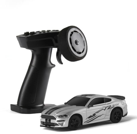 FEICHAO DIATONE 1:43 CA34 RC Car 2.4G Mix GO Series 4WD Racing Drift Vehicle (+AX8, Silber)