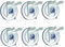 DOITOOL 8pcs Sucker Clip Led Candle Light Holder Battery Operated Candles Clamp Party Decoration Accessory