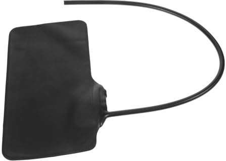 Blutdruckmanschette Schwarz Latex mit Einzelrohr 50cm Ersatz | Aneroide und Digitale Geräte, Geeignet für Klinik und Wartung, Einfache Montage