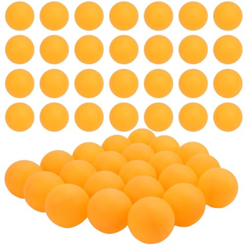 UVVRUR 50 Stück Gelbe Tischtennisbälle Ping Pong BäLle Premium Tischtennisbälle 40mm Ping Pong BäLle Für Sport, Spiele, Partys, Schwimmbäder, Geeignet Für Erwachsene Und Anfänger (Gelbe)
