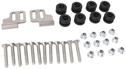 Fixations Métalliques pour Valises Latérales de Moto, Fixations Sécurisées pour Coffre Arrière