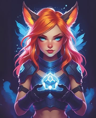 Crystal Fox Warrior: Anime-Inspired Notebook: A Futuristic Manga Journal for Teens, Gamers, and Dreamers