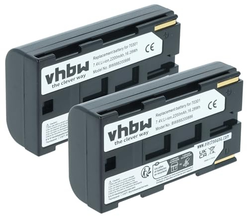 vhbw 2X Akku Ersatz für Phase One 70301