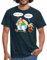 Spreadshirt Astérix & Obélix Boudeur Dispute Grincheux T-Shirt Homme, 3XL, Marine