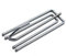 VAK® 20 X Metal Curtain Pinch Pleat Hooks Deep Prong Galvanised Curtain Tape Pins UK SELLER (Silver)