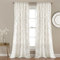 Lush Decor Duschvorhang mit Rüschen 0 84 x 54, weiß