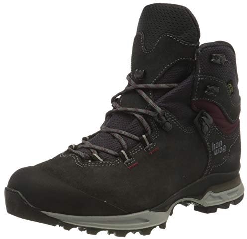 Hanwag Damen Tatra Light Lady GTX Trekking-& Wanderstiefel, Schwarz (Asphalt/Dark Garnet 064356)