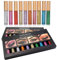 Glitter Eyeliner Liquid, 10Pcs 10 Farben Glitter Diamond Eyeliner Liquid Shining Metallic Eye Eyeliner Pen, langlebig, wasserdicht