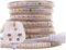GQL 25m LED Strip AC 220V 240V IP65 Waterproof 3014 SMD 120LEDs/m Commercial Rope Light, Warm White Ribbon for Home Kitchen Cabinets Ceiling Garden Decoration UK Plug