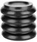 4 PCS Piano Foot Pads, Round Beech Wood Piano Caster Cup Foot Pad Set Upright Piano Caster Cups Accessories(Black)