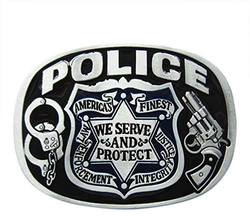 Urban Backwoods Police I Gürtelschnalle für Wechselgürtel Buckle