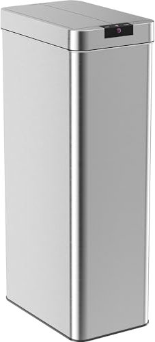 hOmeLabs 79L Automatic Stainless Steel Kitchen Bin with Butterfly Lid and Motion Sensor