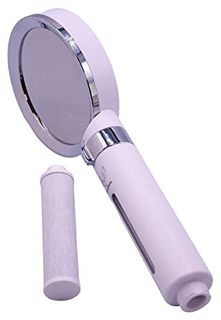 Doulton Pommeau De Douche Avec Filtre | Blanc | Protège les cheveux et la peau des produits chimiques | Capacité de 8 000 L | Réduit le chlore et les sédiments | Pommeau de douche à double filtration