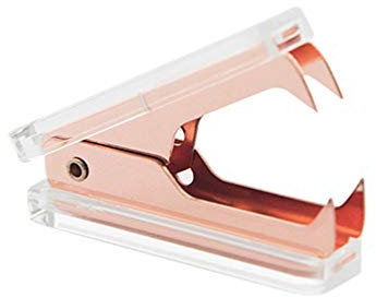 Cabilock Büro Staple Remover 1PC- Hefter Entferner Werkzeug Rose Gold Büro Schule Schreibtisch Zubehör