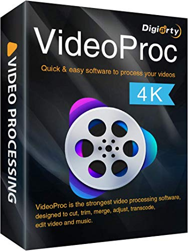 Digiarty VideoProc AI Converter 4K Windows lebenslange Lizenz für 5 PC (Product Key Zertifikat per Mail + Post)