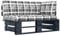vidaXL Kiefernholz Schwarz Imprägniert Garten Ecksofa Modular Palettensofa Sofa Lounge Einzelsofa Palettenmöbel Gartensofa Gartenmöbel