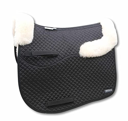 AMKA PRO Dressur Lammfell Schabracke Wirbelsäulenfreiheit Widerristpolsterung