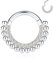 AROWRO 16G Septum Ring Septum Schmuck 8mm Daith Ohrringe Septum Clicker Nasenringe CZ Daith Piercing Schmuck Helix Tragus Rook Lobe Ohrringe 316L Chirurgenstahl Knorpelohrring Silber