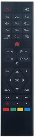 AULCMEET RC39105 Ersatzfernbedienung passend für Bush Telefunken Finlux Edenwood Grandin Hitachi Prosonic Vestel 4K OLED Smart TV XH32G111D-W XF32G111-S C32H440A T24X740 TE32FHWS27TXH XH24D101D-W