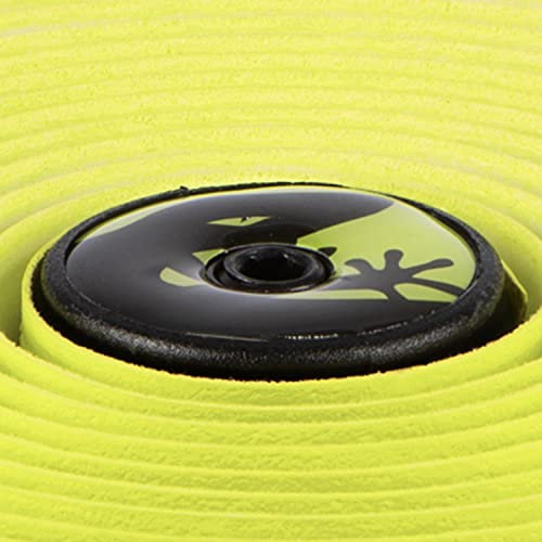 Lizard Skins Unisex Adult DSP Plugs Yellow-New22 Bar Tape, Neon Yellow, TU