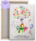 Feenstaub Geburtstag Gästebuch Alternative, Print für Fingerabdrücke der Gäste, Gästebuch Geburtstag, Papier oder Leinwand, personalisierte Leinwand, Gästebuch Fingerabdruck