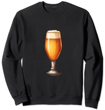 Buveur de bière en verre tulipe Sweatshirt