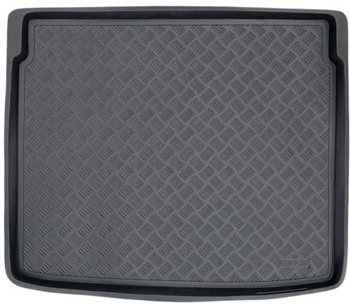 SMK Kofferraum schutzmatte Kofferraummatte passt für Volvo XC40 ab 2019 Strapazierfähige Kofferraummatte für alle Jahreszeiten, die vor Schmutz und Dreck schützt