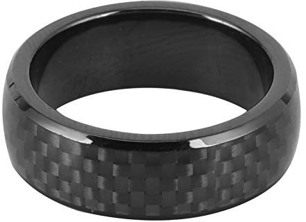 Auto Smart Ring f¨¹r Tesla, Kohlefaser Wasserdicht Leichte Ring Schl¨¹ssel Zubeh?r Helle Textur mit Box f¨¹r Schl¨¹ssel Ersatz f¨¹r Modell 3 / X/S/Y(9)