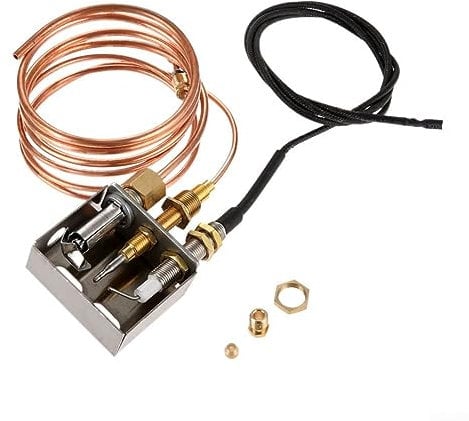 Propangas Terrassenheizstrahler Reparatur, Pilotbrenner Montage mit Thermoelement + für Zündgas Propan für Zündsatz Ersatzteile